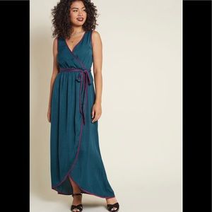 ModCloth “Certainly Seventies” Faux Wrap Dress